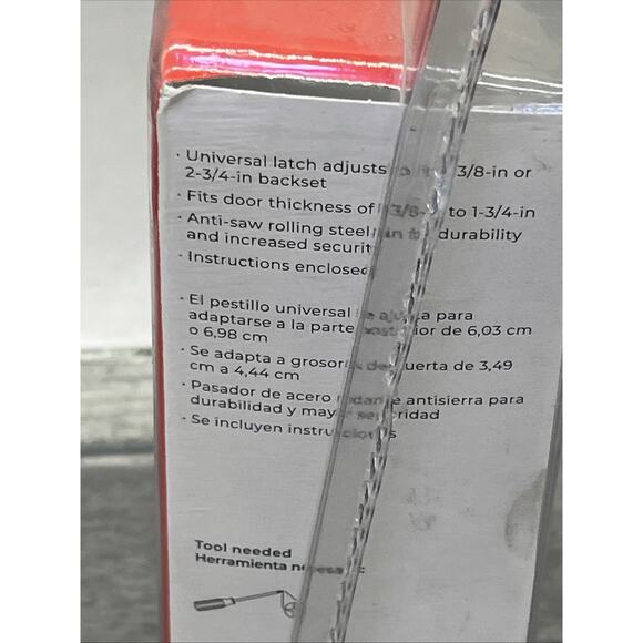 RELIABILT Deadbolt Gallo Polished Brass Keyed Entry Door Knob Combo. {105}. - Picture 9 of 13